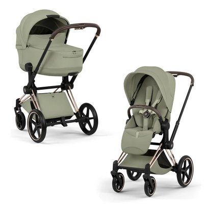 Cybex Priam 5.0 Style 2в1 Sage green шасі Rose gold 526000221-526000371-526000321 фото