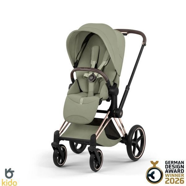 Cybex Priam 5.0 Style 2в1 Sage green шасі Rose gold 526000221-526000371-526000321 фото