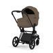 Cybex Priam 5.0 Style шасі+люлька Coconut brown шасі Matt black (чорна корзинка) 526000211-526001617 фото 1