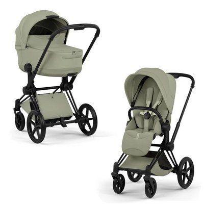 Cybex Priam 5.0 Style 2в1 Sage green шасі Matt black 526000211-526000371-526000321 фото