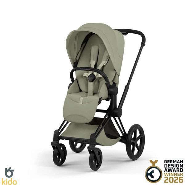 Cybex Priam 5.0 Style 2в1 Sage green шасі Matt black 526000211-526000371-526000321 фото