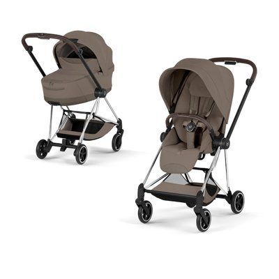 Cybex Mios 5.0 2в1 Coconut brown шасі Chrome 526000267-526001627-526001621 фото