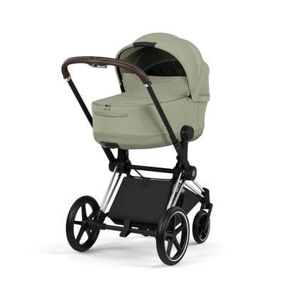 Cybex Priam 5.0 Style шасі+люлька Sage green шасі Chrome (чорна корзинка) 526000201-526000371 фото