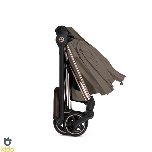 Cybex Mios 5.0 2в1 Coconut brown шасі Chrome 526000267-526001627-526001621 фото