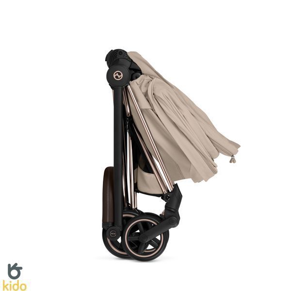 Cybex Mios 5.0 2в1 Style Cozy beige шасі Rose gold 526000287-526000463-526000411 фото