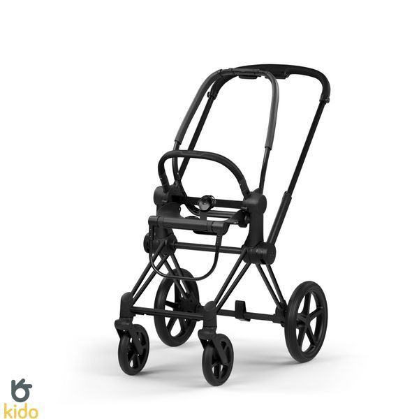 Cybex Priam 5.0 Style шасі+люлька City grey шасі Matt black (чорна корзинка) 526000211-526000359 фото