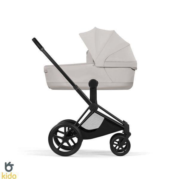 Cybex Priam 5.0 Style шасі+люлька City grey шасі Matt black (чорна корзинка) 526000211-526000359 фото