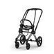 Cybex Priam 5.0 Style шасі+люлька City grey шасі Matt black (чорна корзинка) 526000211-526000359 фото 7