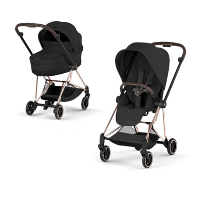 Cybex Mios 5.0 2в1 Style Sepia black шасі Rose gold 526000287-526000451-526000395 фото