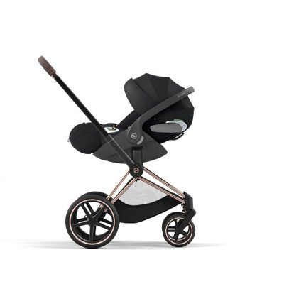 Cybex Priam 4.0 3в1 Sepia Black шасі Rose Gold (автокрісло Cloud G) 521002337-523000799-523000733-523001143 фото