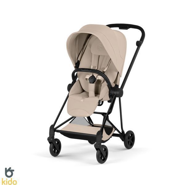 Cybex Mios 5.0 2в1 Cozy beige grey шасі Matt black 526000277-526000463-526000411 фото