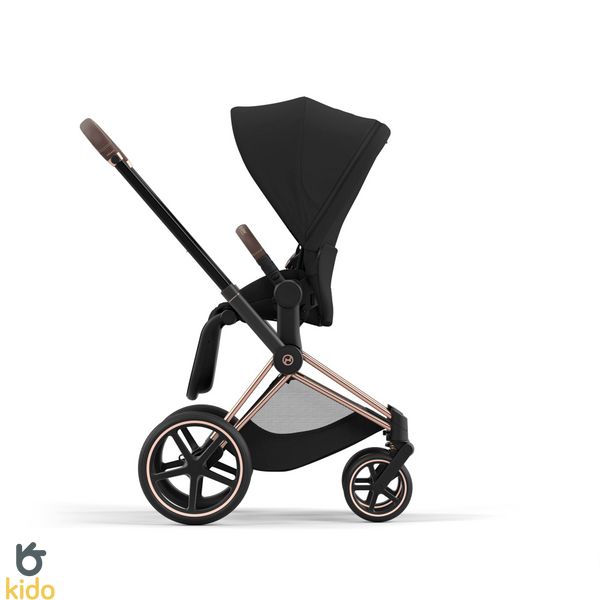 Cybex Priam 4.0 3в1 Sepia Black шасі Rose Gold (автокрісло Cloud G) 521002337-523000799-523000733-523001143 фото