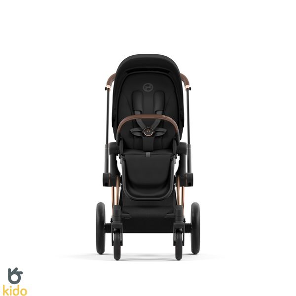 Cybex Priam 4.0 3в1 Sepia Black шасі Rose Gold (автокрісло Cloud G) 521002337-523000799-523000733-523001143 фото