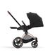 Cybex Priam 4.0 3в1 Sepia Black шасі Rose Gold (автокрісло Cloud G) 521002337-523000799-523000733-523001143 фото 6