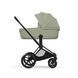 Cybex Priam 5.0 Style шасі+люлька Sage green шасі Matt black (чорна корзинка) 526000211-526000371 фото 2