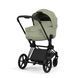 Cybex Priam 5.0 Style шасі+люлька Sage green шасі Matt black (чорна корзинка) 526000211-526000371 фото 1