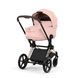Cybex Priam 5.0 Style шасі+люлька Peach pink шасі Rose gold (чорна корзинка) 526000221-526000389 фото 1