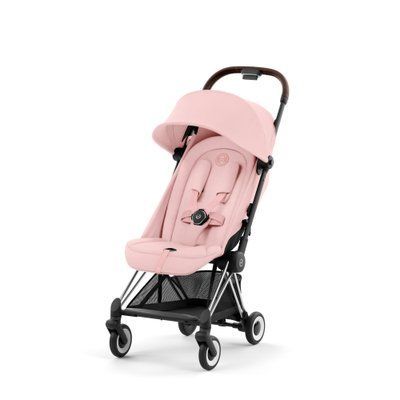 Cybex Coya Peach pink шасі Chrome brown 522004415 фото