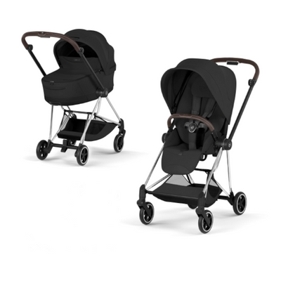 Cybex Mios 5.0 2в1 Sepia black шасі Chrome 526000267-526000451-526000395 фото