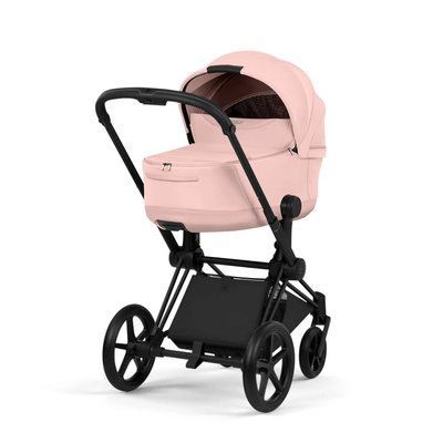 Cybex Priam 5.0 Style шасі+люлька Peach pink шасі Matt black (чорна корзинка) 526000211-526000389 фото