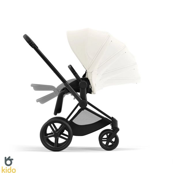 Cybex Priam 4.0 2в1 Off white шасі Matt Black 521002331-523000819-523000753 фото