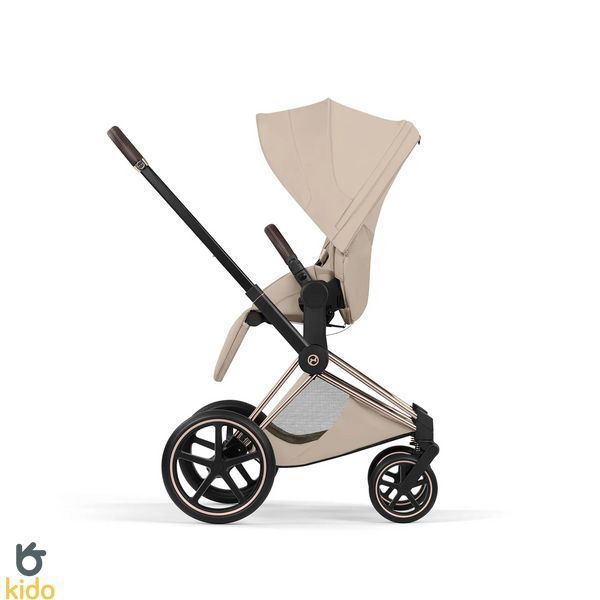 Cybex Priam 5.0 Style 2в1 Cozy beige шасі Rose gold 526000221-526000365-526000313 фото
